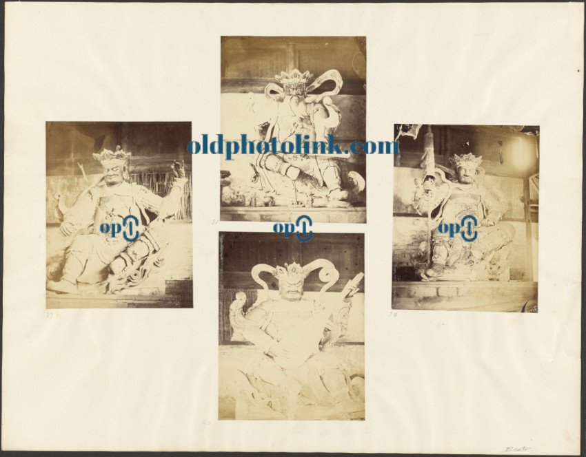 Chinese Demi God Statue 1870