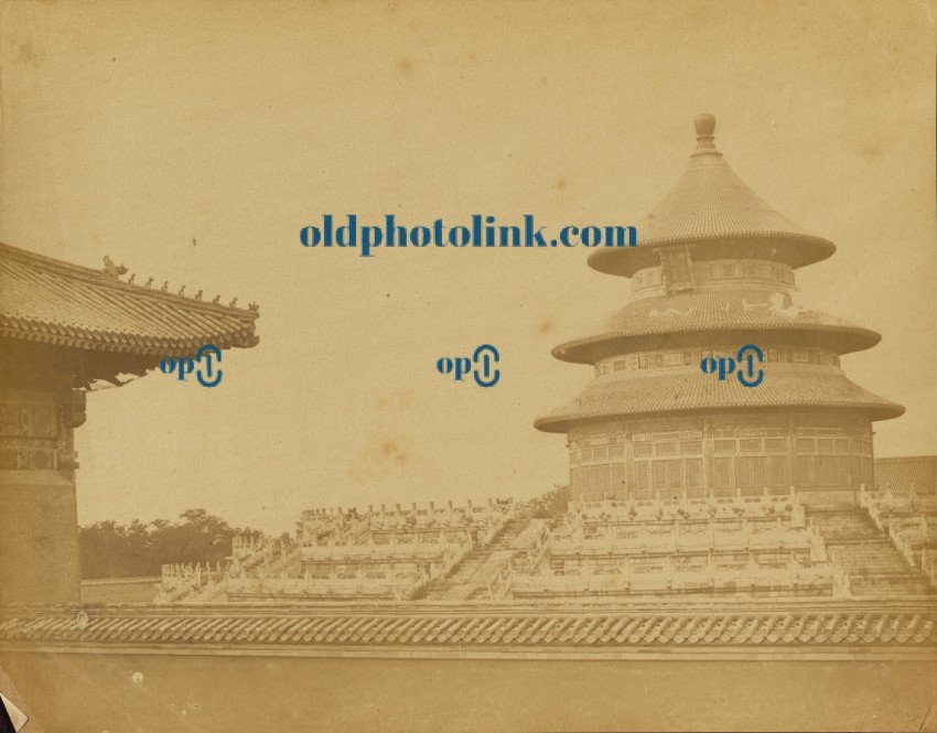 Temple of Heaven, Pekin 1860