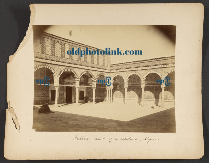 Interior courtyard 1870