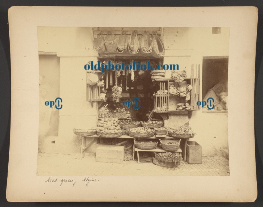 Alger, Epicerie Mozabite 1870