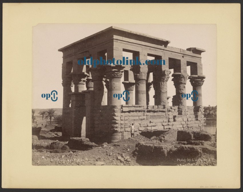 (Philae) Temple Hypethre 1870