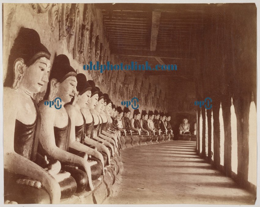 The Forty nine Gautamas in the Sagaing Temple 1887