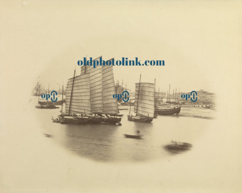 Junks, China 1860