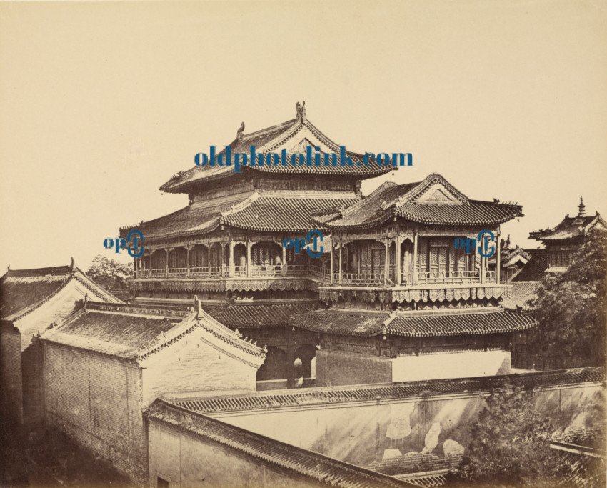 Temple of Confucius, Peking 1860