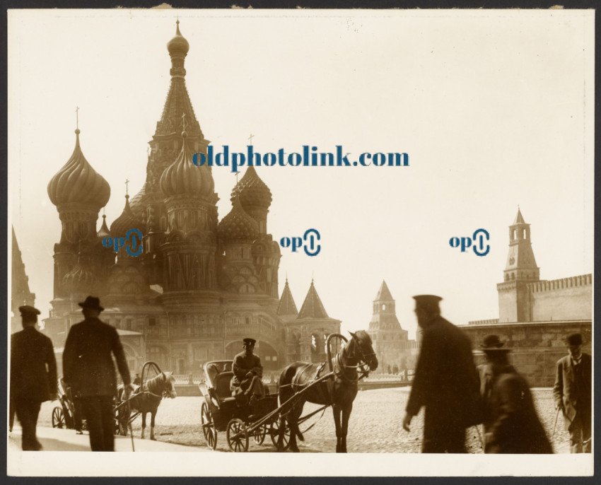 Photographs from the Study Trip to Russia Used for the Painting, 1913