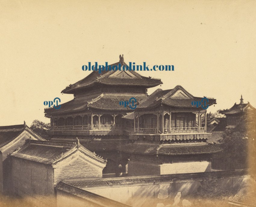 Temple of Confucius, Pekin, October 1860