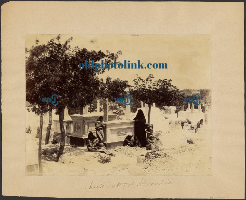 (Alexandria) Cimetiere Arabe 1870