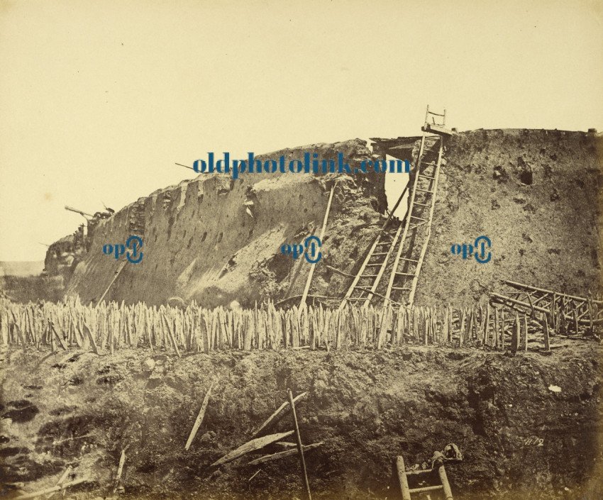 south west corner of the inner (or upper) North Taku Fort 1860