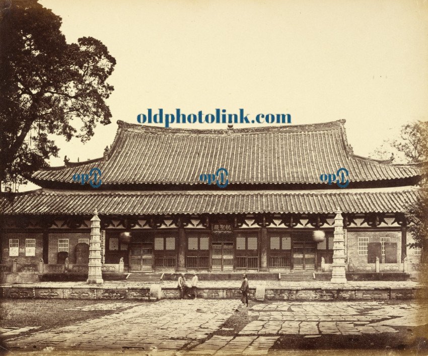 Temple in Tartar Quarter, Canton, China 1870