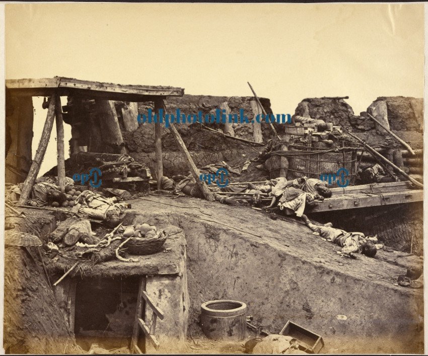 Interior of the English Entrance to North Fort August 21, 1860