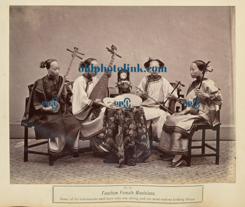 Foochow Female Musicians 1870