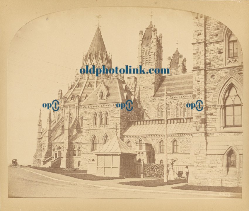 Ottawa, Palais du Parlement, la bibliotheque 1860