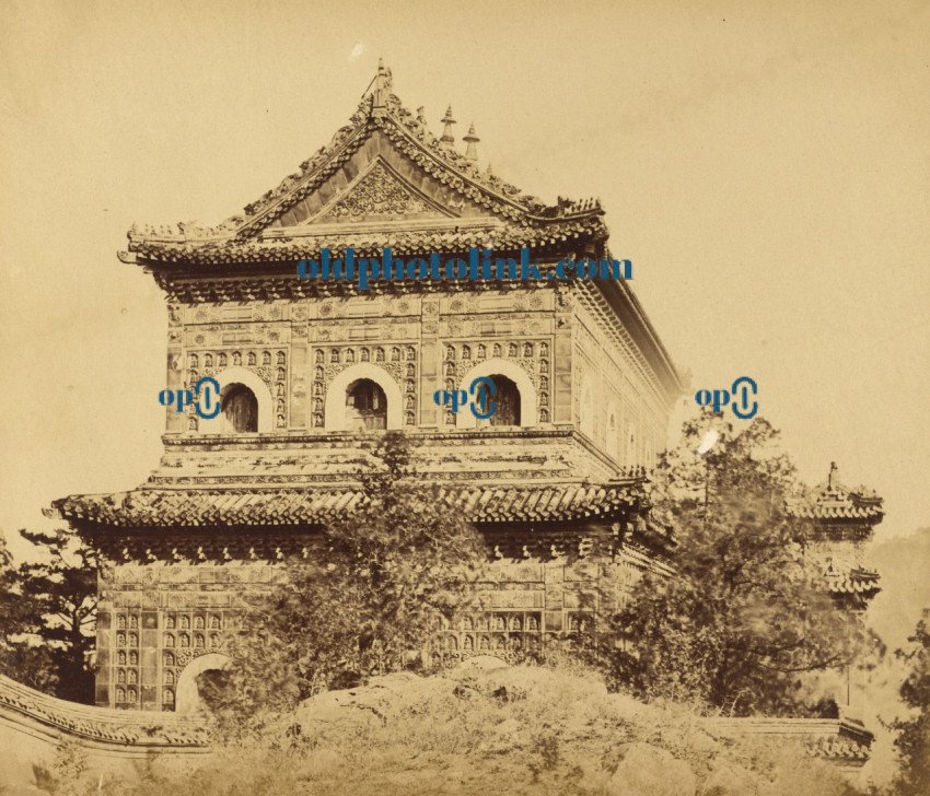 The Great Imperial Porcelain Palace (Yuan Ming Yuan), Pekin, October 1860