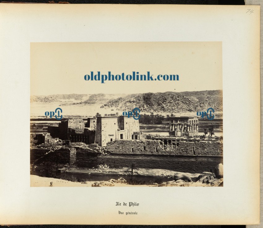 Philae island 1860