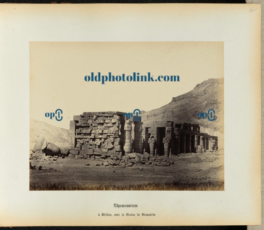 Ramesseum 1860