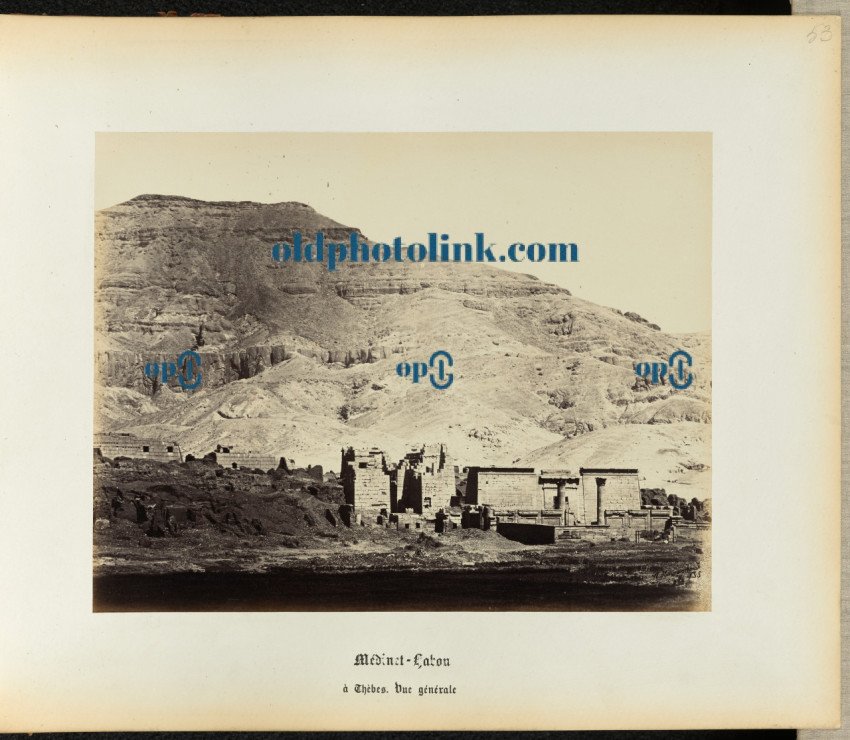 Medinet Habu 1860