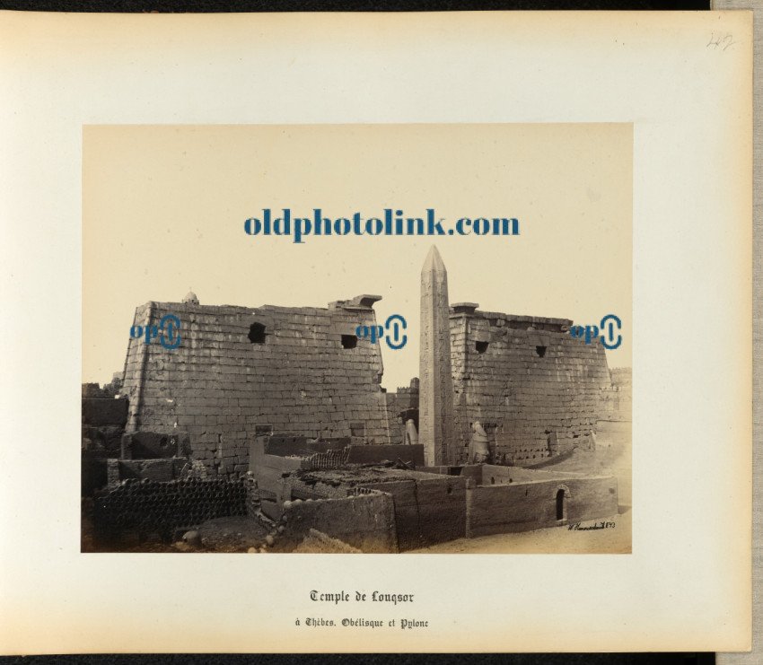 Luxor Temple 1860