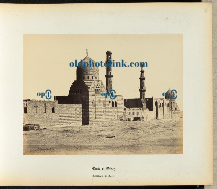 Mosque Emir el Gisch 1860