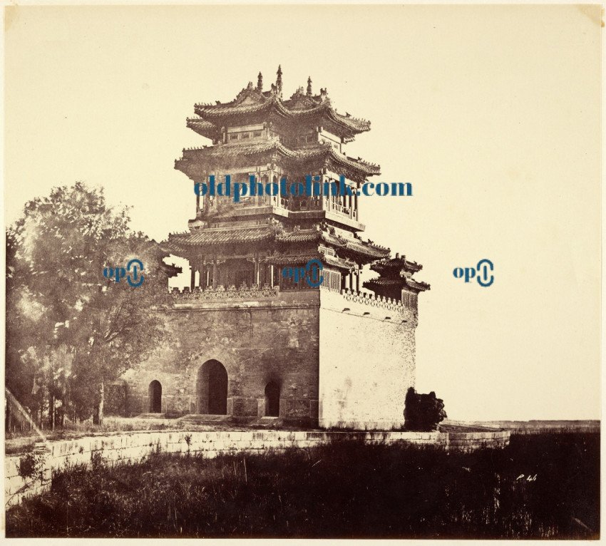 Imperial Summer Palace, before the burning,Yuen Ming Yuen, Peking 1860