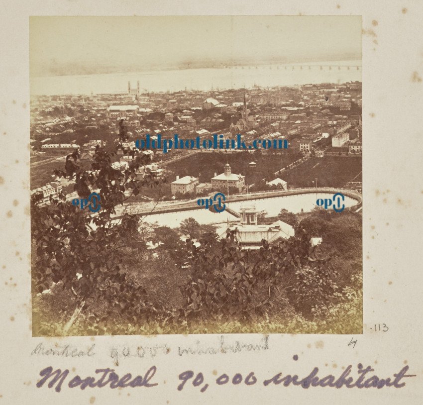 Montreal 90,000 Inhabitant 1870