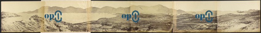 Panorama   First Arrival of Chinese Expeditionary Force Encampment Kowloon, Hong Kong 1860