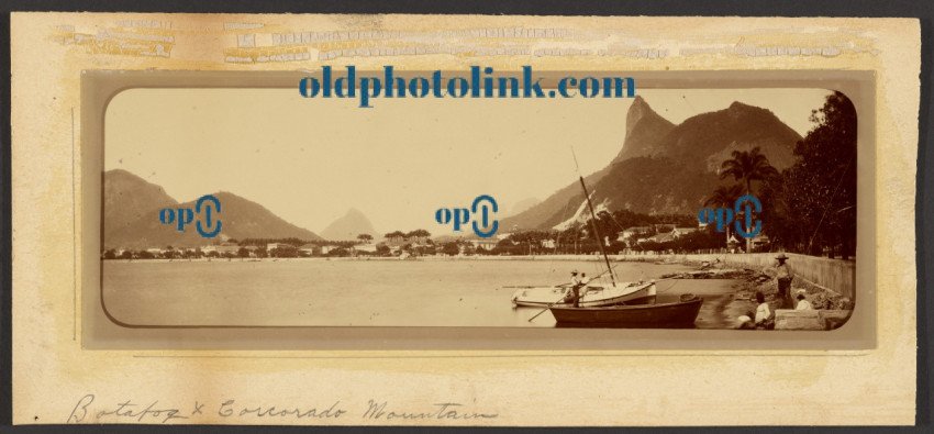 Botafogo and Corcovado Mountain 1870