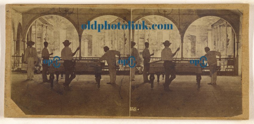 Billiard Saloon, Havanna Cuba 1865