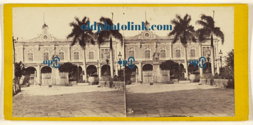 Palace of the Captain General  Havana  1860