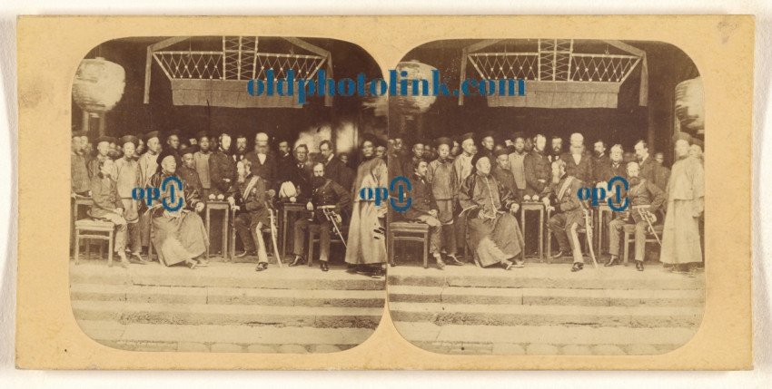 Canton  Farewell Visit of Gen  Sir Charles Straubenzie to the Chinese General in Chief, Tseang Keun, Mandarin   Tartar General 1860