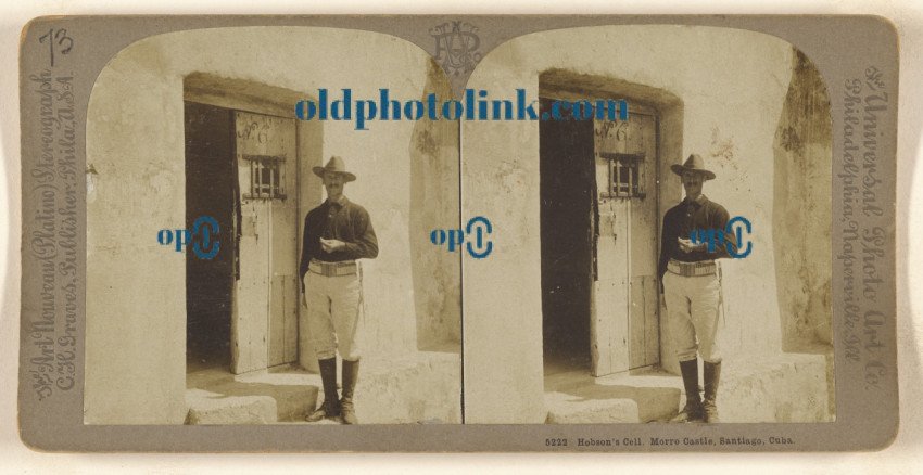 Hobson's Cell  Morro Castle, Santiago, Cuba  1904