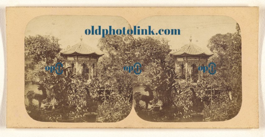 Canton  Garden of How Qua, The Chinese Merchant Prince 1859