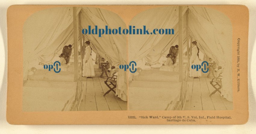 Camp of 5th U S  Vol  Inf , Field Hospital, Santiago de Cuba  1899