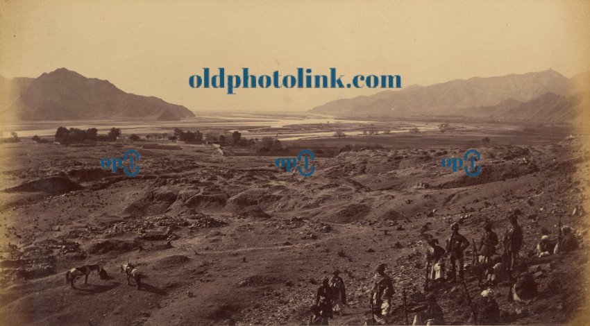 River Gorge above Lalpura, looking towards Bassaule 1878