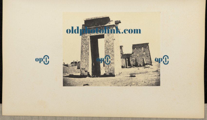 Bab el Amara Gate, Karnak 1859