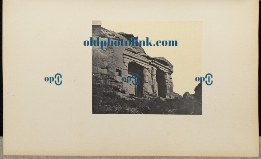 Front facade of the Temple of Horemheb 1859