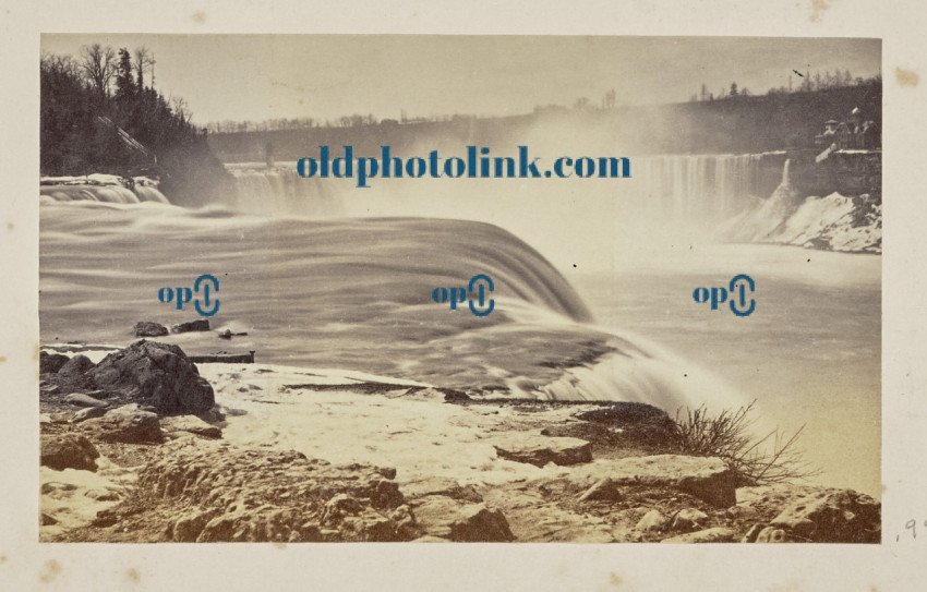 American Falls and Horseshoe Falls, Niagara Falls 1860