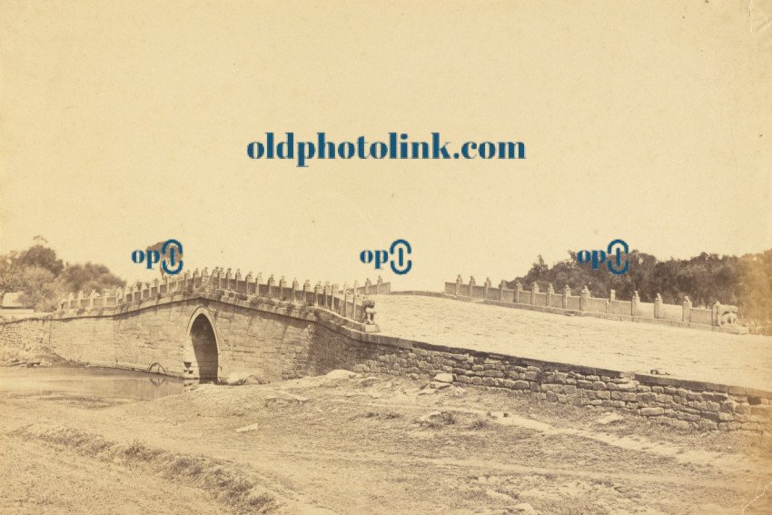 Pa li k'um Bridge, Scene of Battle with Chinese Imperial Troops, September 21, 1860, near Beijing