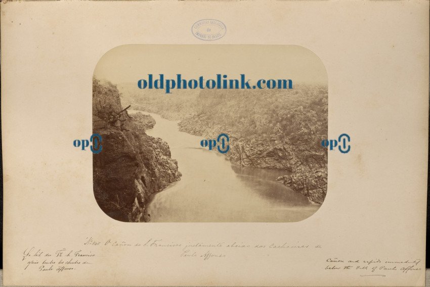 The São Francisco Canyon just below the Paulo Affonso waterfalls 1875