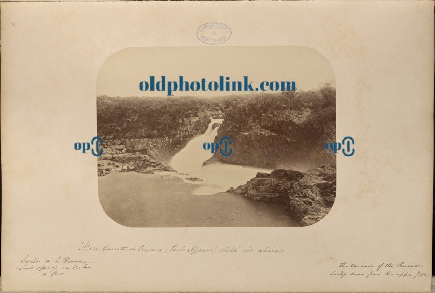 Princess Falls (Paulo Affonso) seen downstream 1875