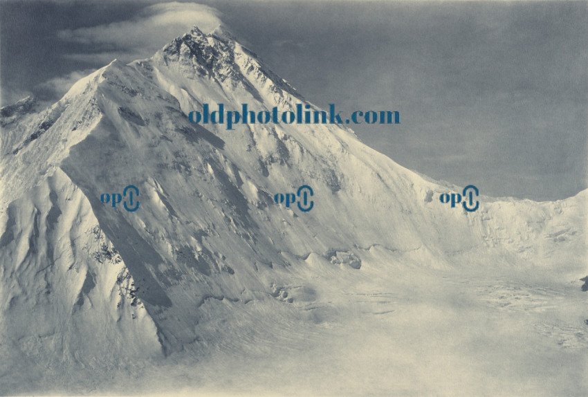 Detail of North-East Arête and North Face from the Lhakpa La 1921