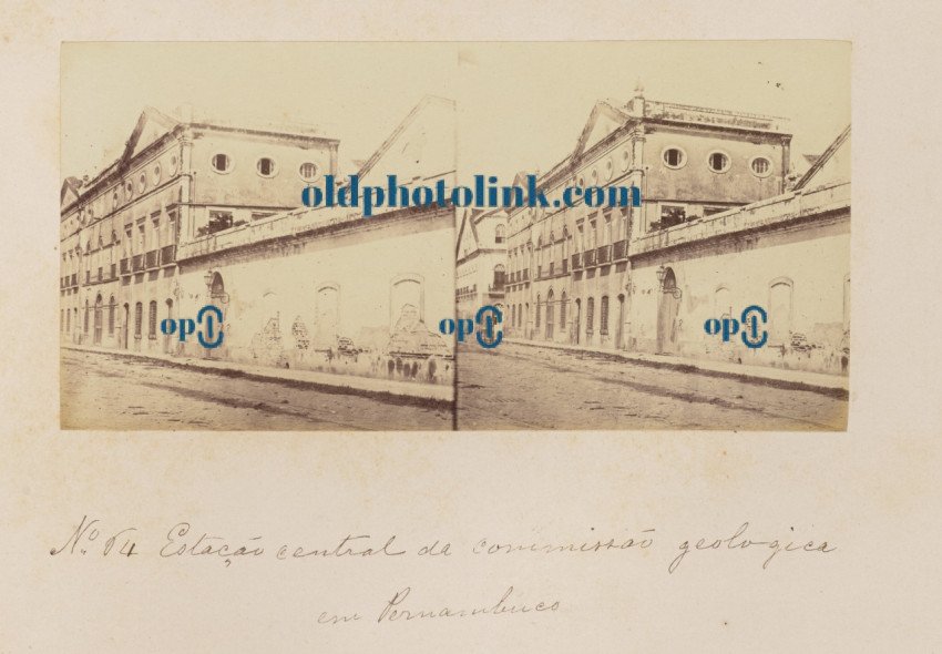 Estação central de comissão geológica em Pernambuco 1875