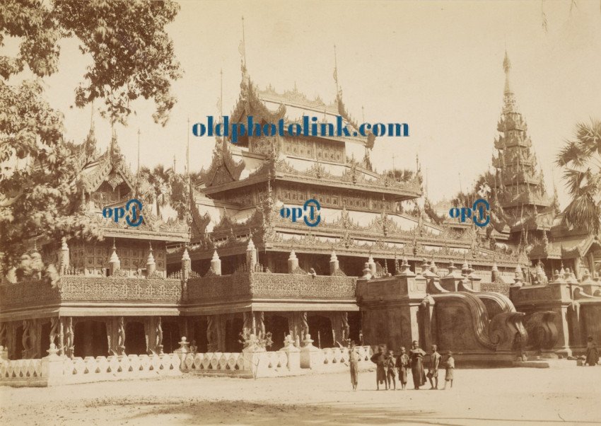 Queen Soopyalat's Golden School at A  Road, Mandalay 1890
