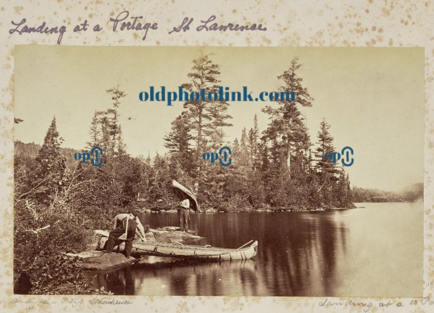 Landing at a Portage, Saint Laurence 1870