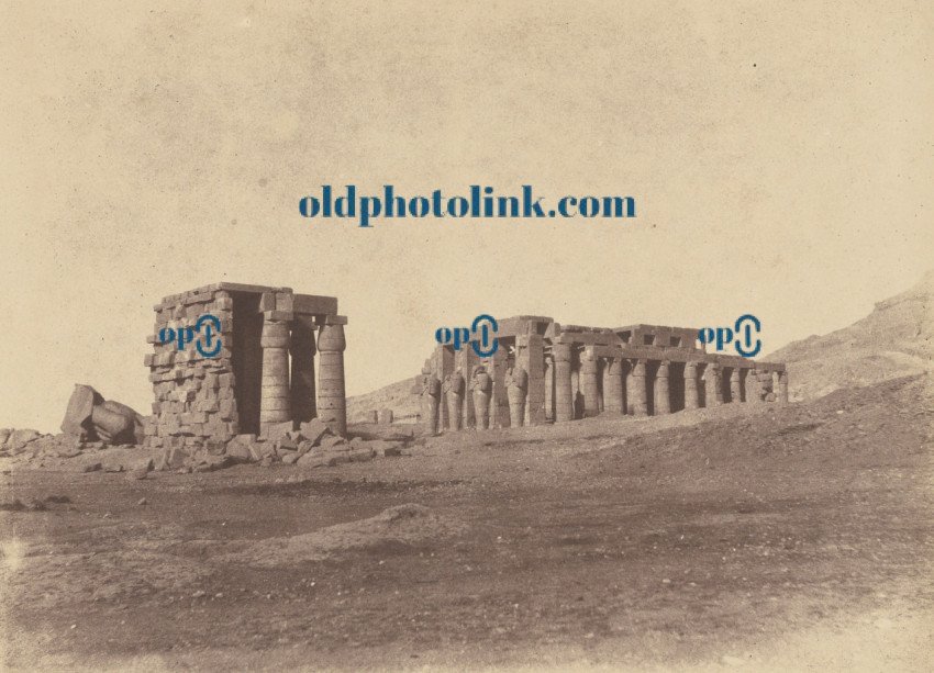 Ramesseum, Thebes 1854