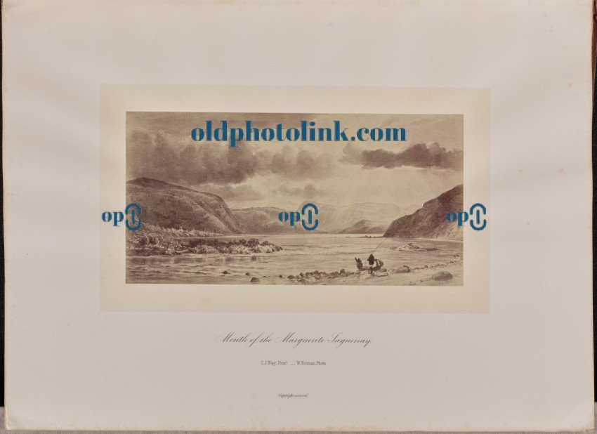 Mouth of the Marguerite Saguenay 1864