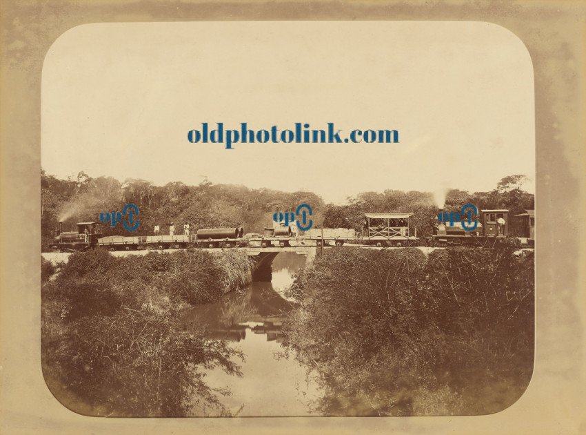 Rio do Ouro TramwayView of the service train 1880