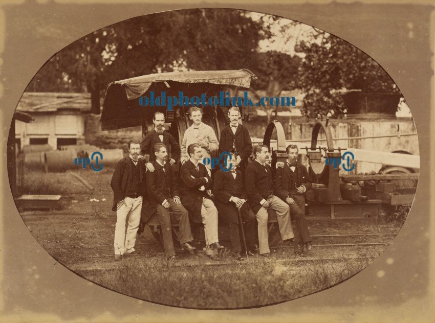 Group portrait of men 1876