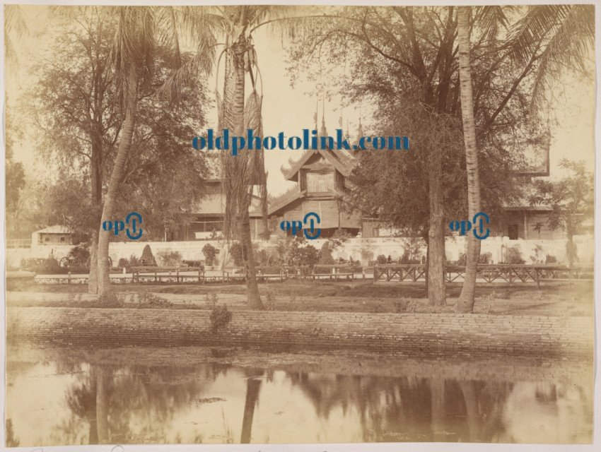 Queen Soopyalat's Throne Room   Mandalay, now the Syim Khana U B C  1887
