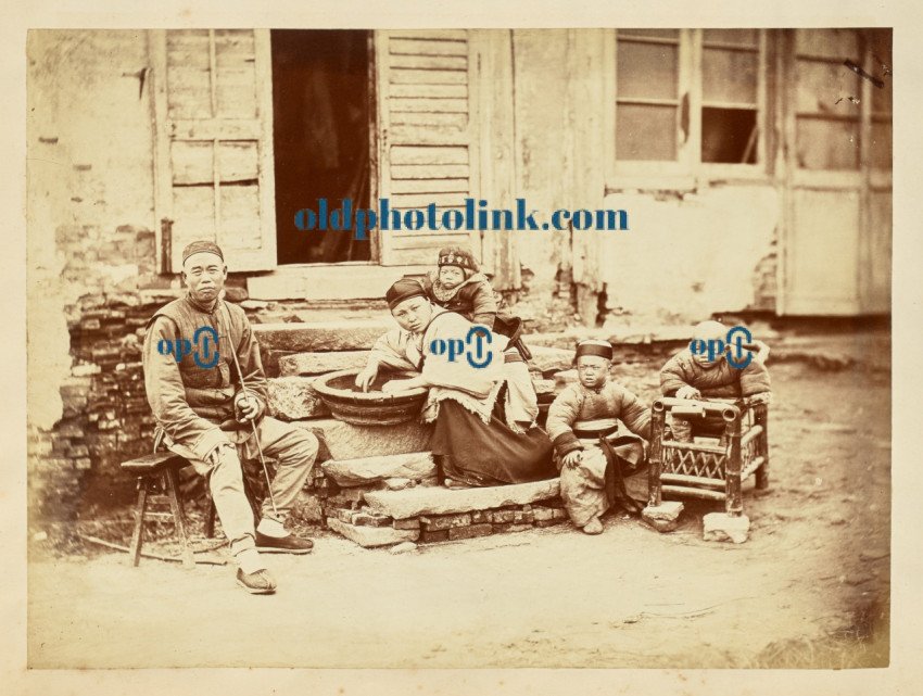 A Family Scen Shanghai, China, 1862