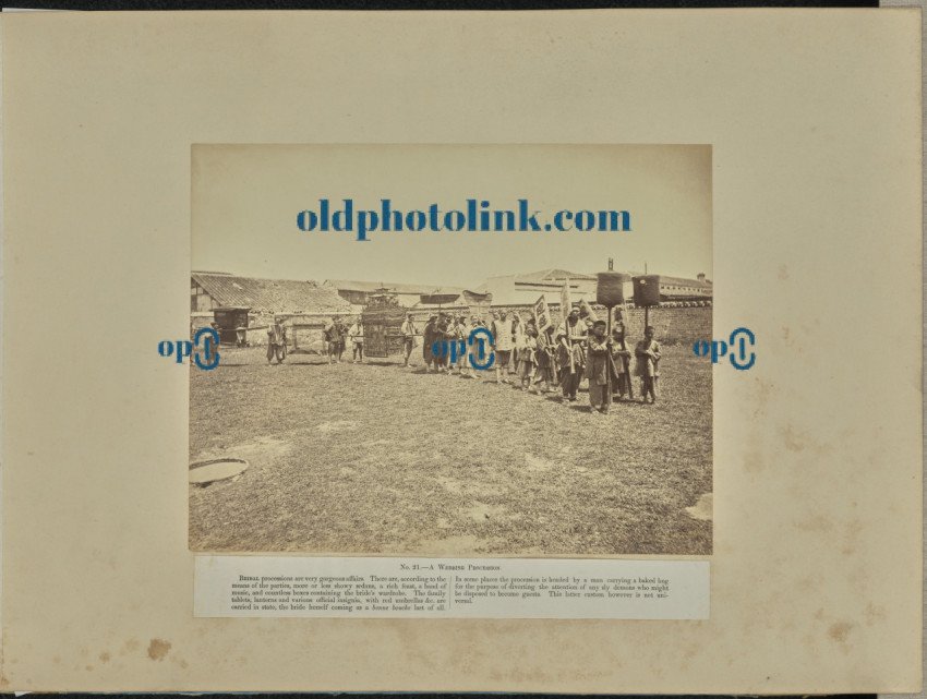 A Wedding Procession 1860